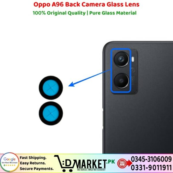 Oppo A96 Back Camera Glass Lens Price In Pakistan