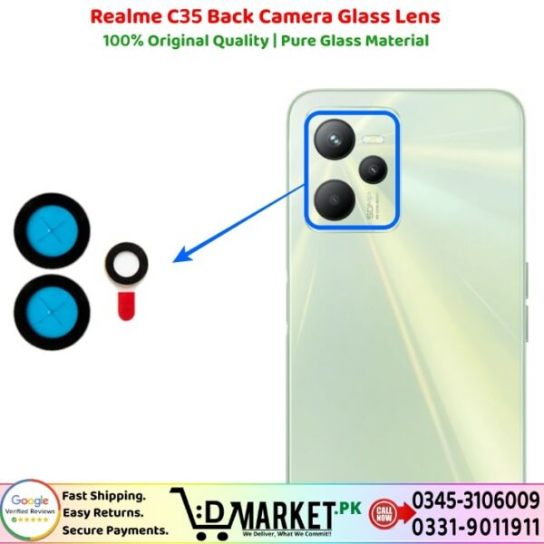 Realme C35 Back Camera Glass Lens Price In Pakistan