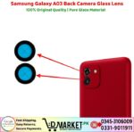 Samsung Galaxy A03 Back Camera Glass Lens Price In Pakistan