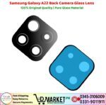 Samsung Galaxy A22 Back Camera Glass Lens Price In Pakistan