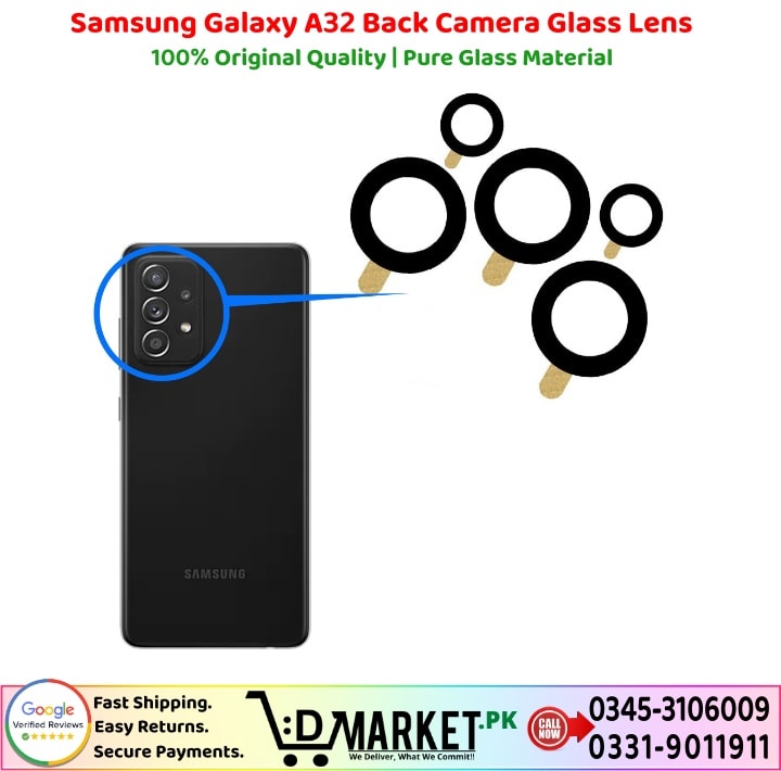 Samsung Galaxy A32 Back Camera Glass Lens Price In Pakistan