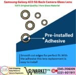 Samsung Galaxy A33 5G Back Camera Glass Lens Price In Pakistan