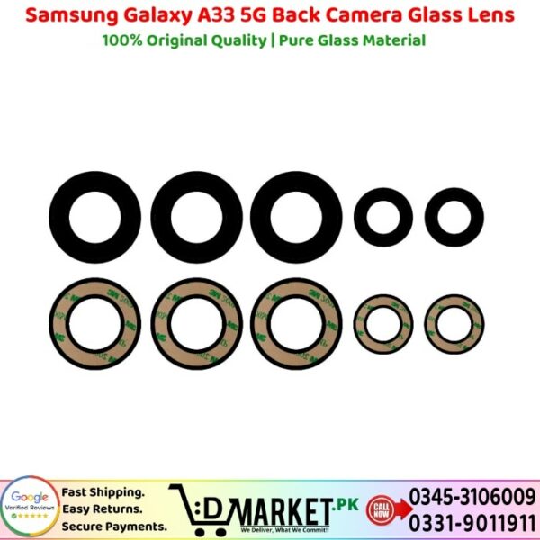 Samsung Galaxy A33 5G Back Camera Glass Lens Price In Pakistan