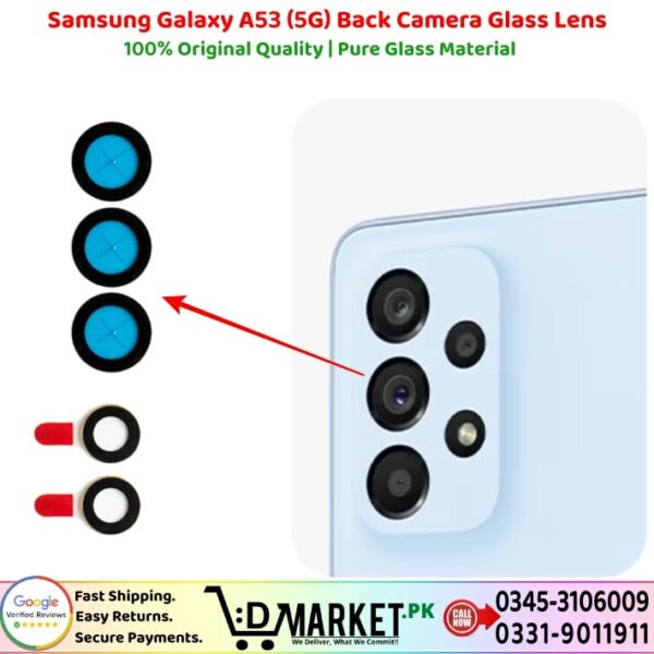 Samsung Galaxy A53 5G Back Camera Glass Lens Price In Pakistan