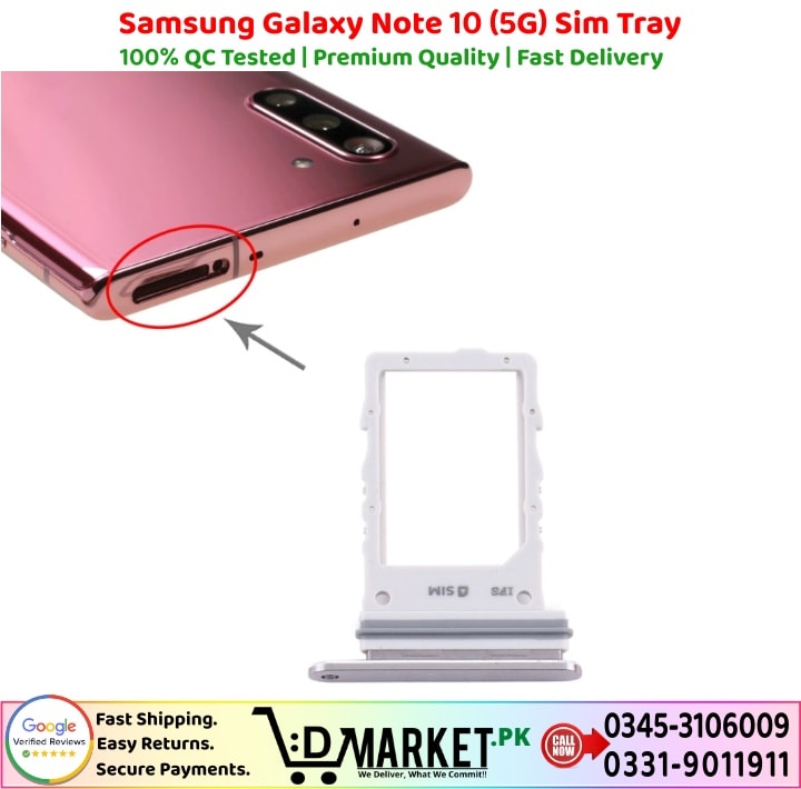 Samsung Galaxy Note 10 5G Sim Tray Price In Pakistan