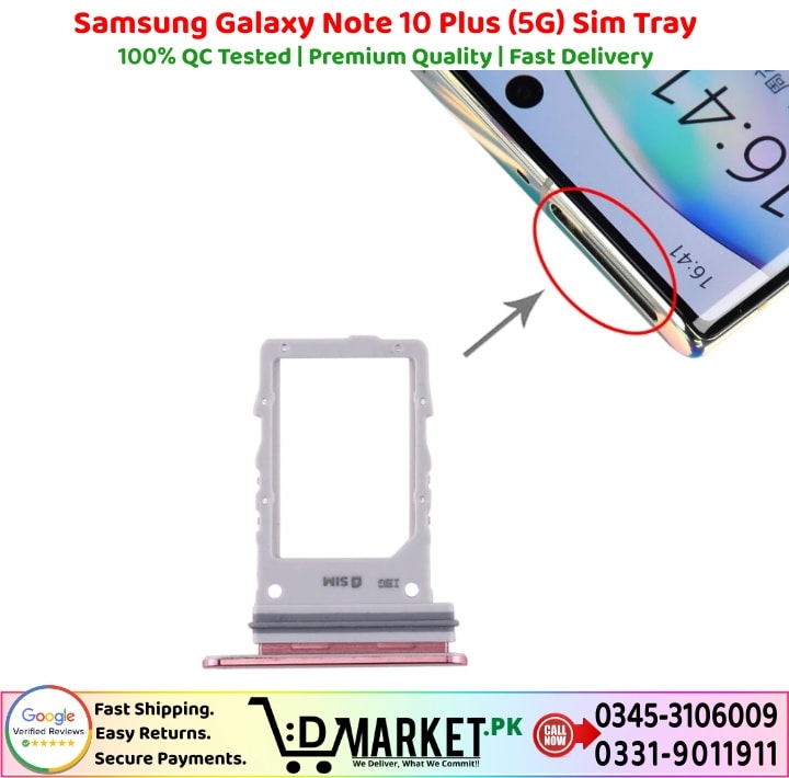 Samsung Galaxy Note 10 Plus 5G Sim Tray Price In Pakistan