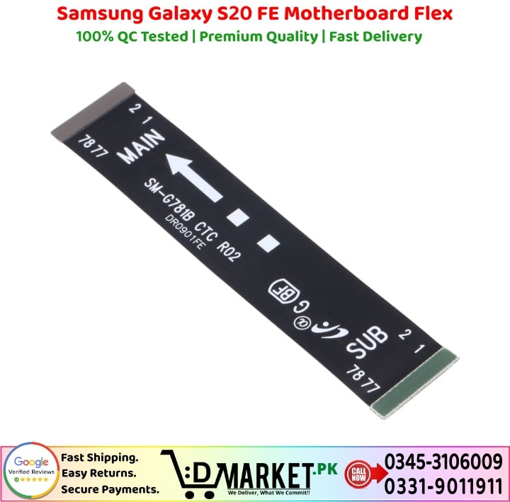 Samsung Galaxy S20 FE Motherboard Flex Price In Pakistan