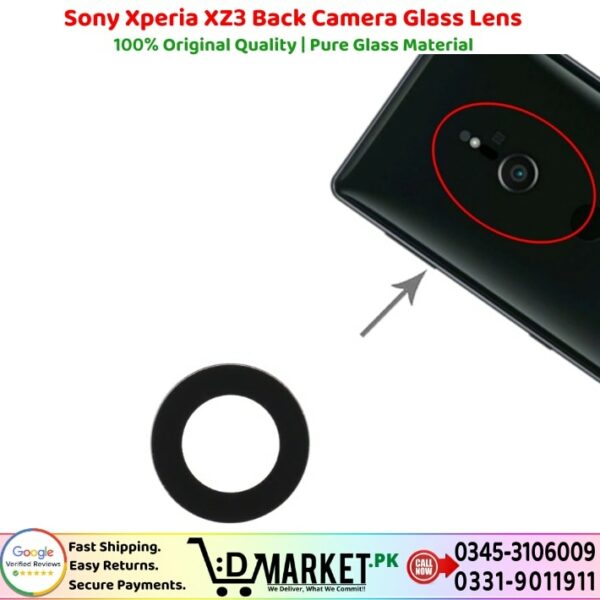 Sony Xperia XZ3 Back Camera Glass Lens Price In Pakistan