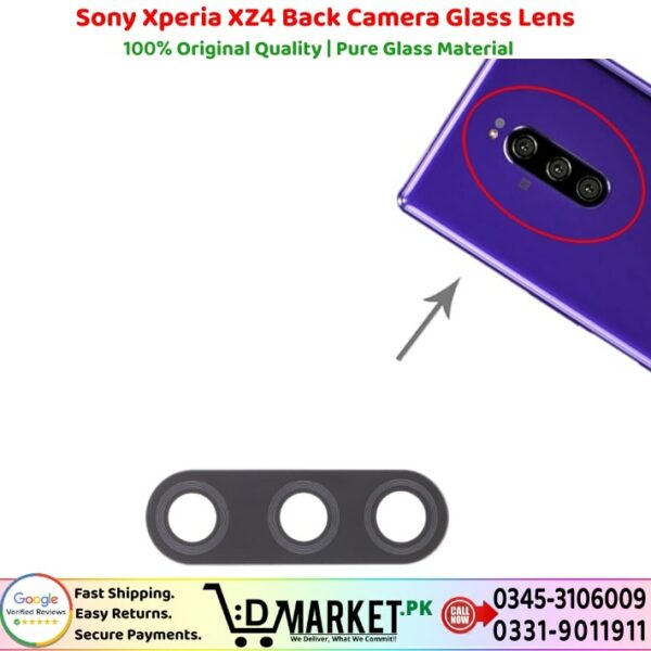 Sony Xperia XZ4 Back Camera Glass Lens Price In Pakistan