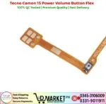 Tecno Camon 15 Power Volume Button Flex Price In Pakistan