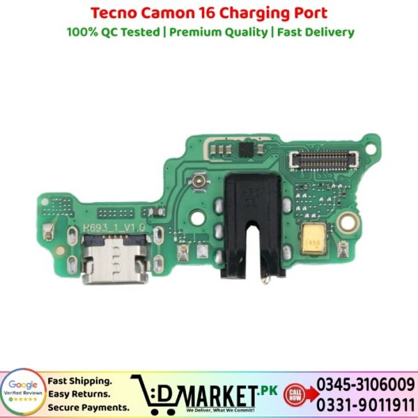 Tecno Camon 16 Charging Port Price In Pakistan