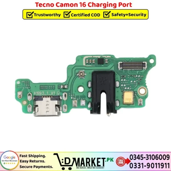 Tecno Camon 16 Charging Port Price In Pakistan