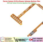 Tecno Camon 16 Pro Power Volume Button Flex Price In Pakistan