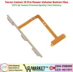 Tecno Camon 16 Pro Power Volume Button Flex Price In Pakistan
