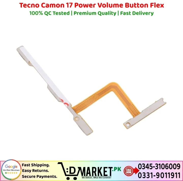 Tecno Camon 17 Power Volume Button Flex - Image 3