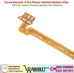 Tecno Pouvoir 4 Pro Power Volume Button Flex Power Volume Button Flex Price In Pakistan