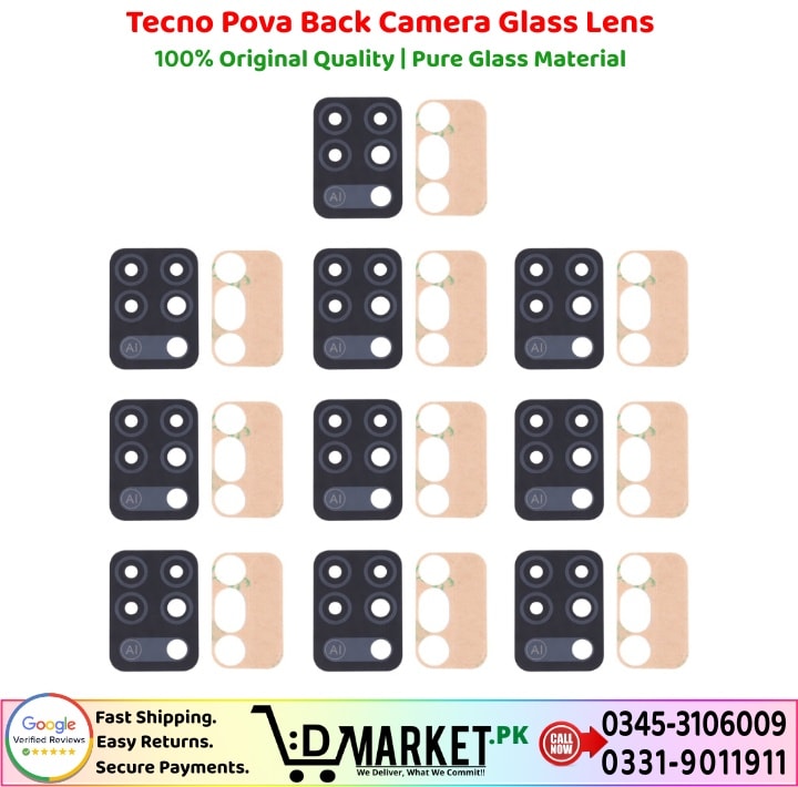 Tecno Pova Back Camera Glass Lens Price In Pakistan
