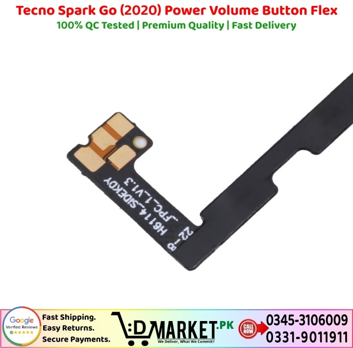 Tecno Spark Go 2020 Power Volume Button Flex Price In Pakistan | Top-Notch!