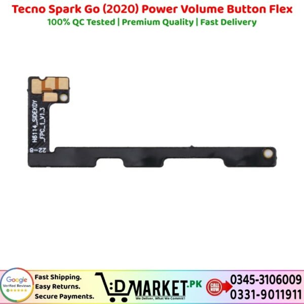 Tecno Spark Go 2020 Power Volume Button Flex Price In Pakistan