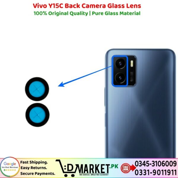 Vivo Y15C Back Camera Glass Lens Price In Pakistan