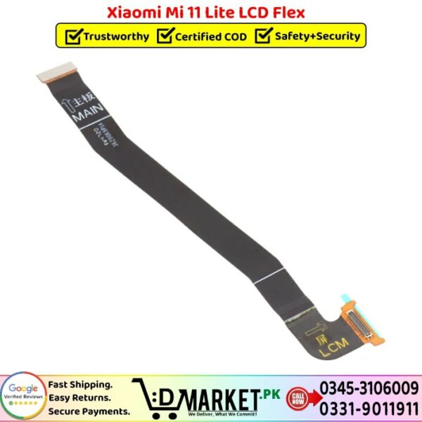 Xiaomi Mi 11 Lite LCD Flex Price In Pakistan