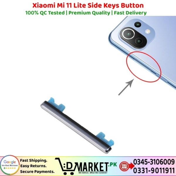 Xiaomi Mi 11 Lite Side Keys Button Price In Pakistan