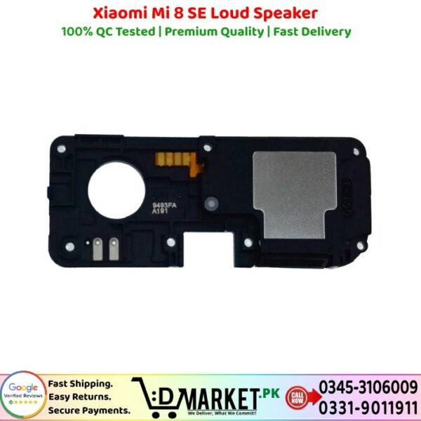 Xiaomi Mi 8 SE Loud Speaker Price In Pakistan