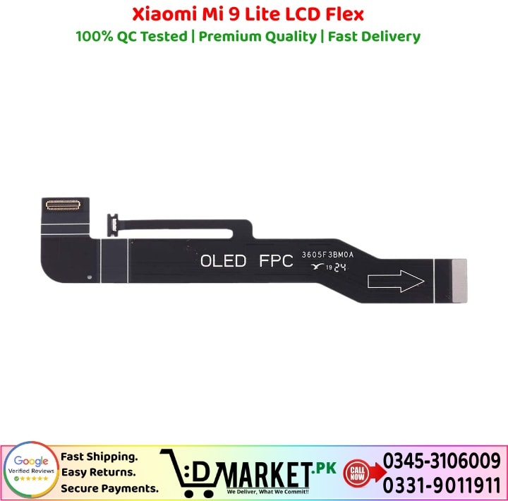 Xiaomi Mi 9 Lite LCD Flex Price In Pakistan