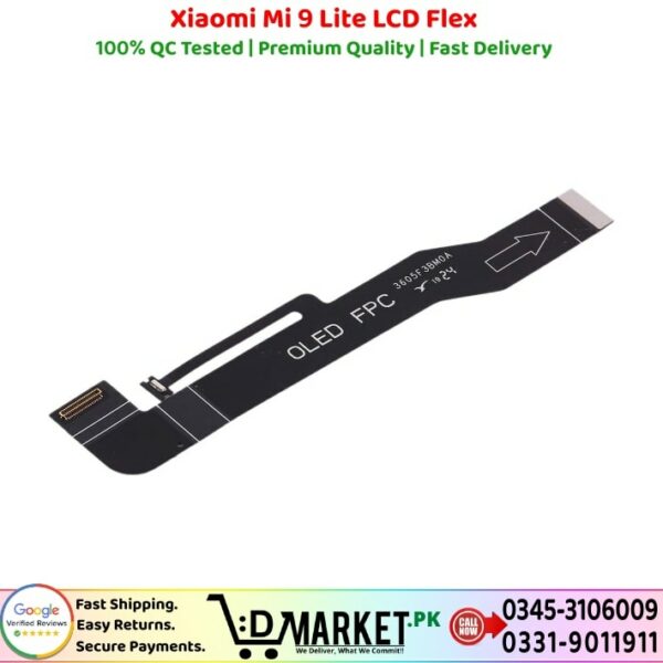 Xiaomi Mi 9 Lite LCD Flex Price In Pakistan