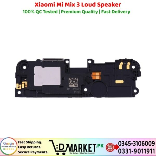 Xiaomi Mi Mix 3 Loud Speaker Price In Pakistan