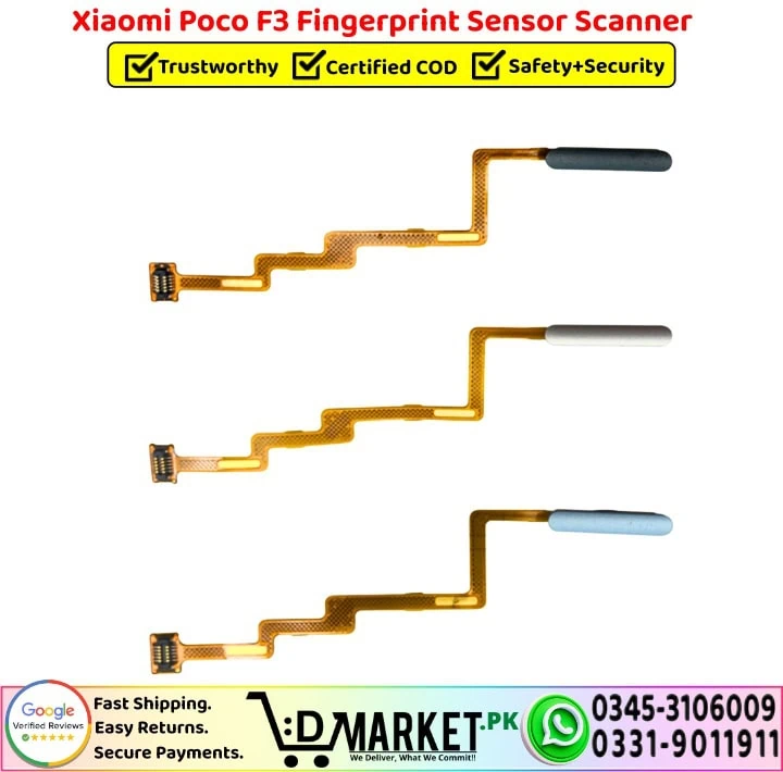 Xiaomi Redmi K40 Gaming Fingerprint Sensor Scanner 5 Xiaomi Poco F3 Fingerprint Sensor Scanner - DMarket.Pk