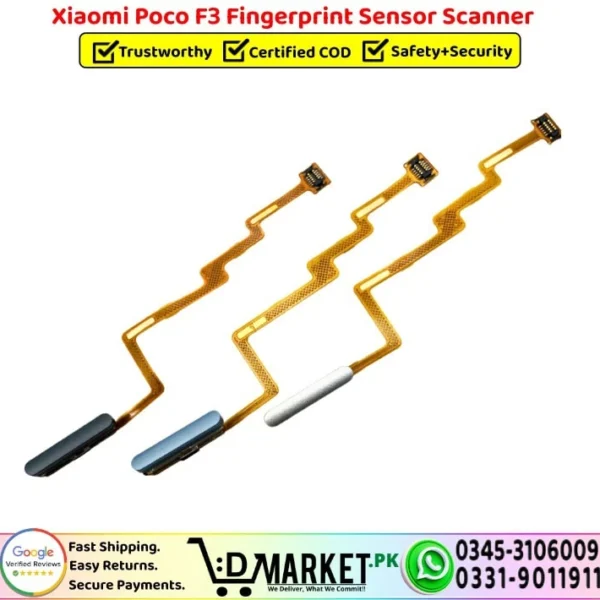 Xiaomi Poco F3 Fingerprint Sensor Scanner - DMarket.Pk