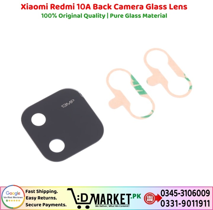 Xiaomi Redmi 10A Back Camera Glass Lens Price In Pakistan 1 2