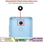 Xiaomi Redmi 5 Back Camera Glass Lens Price In Pakistan
