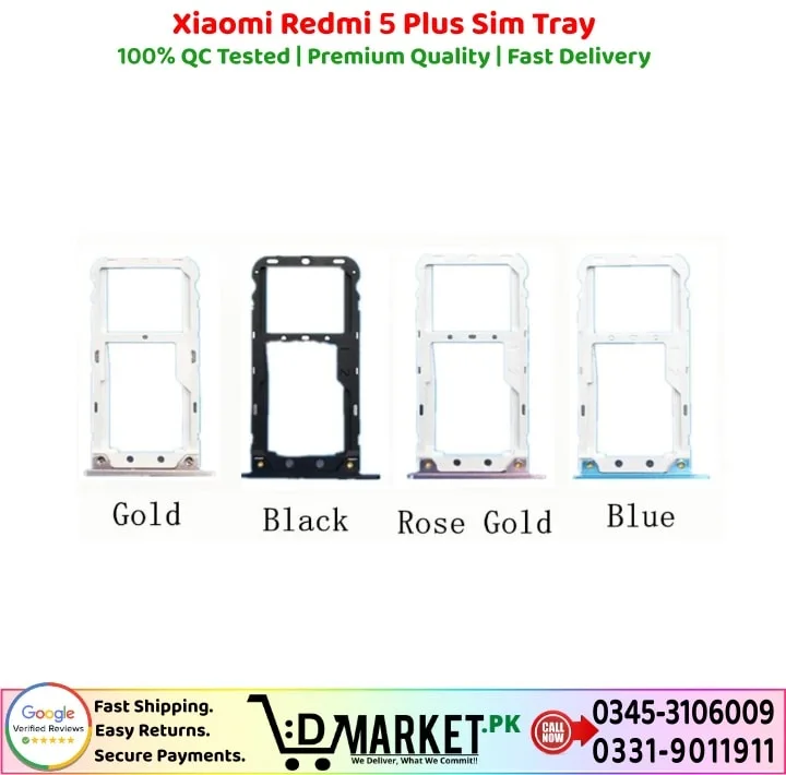 Xiaomi Redmi 5 Plus Sim Tray Price In Pakistan