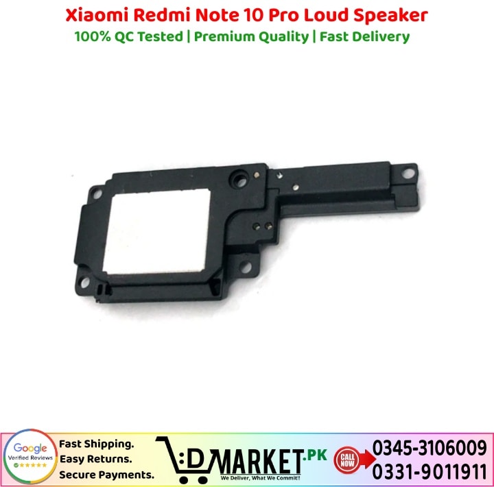 Xiaomi Redmi Note 10 Pro Loud Speaker Price In Pakistan