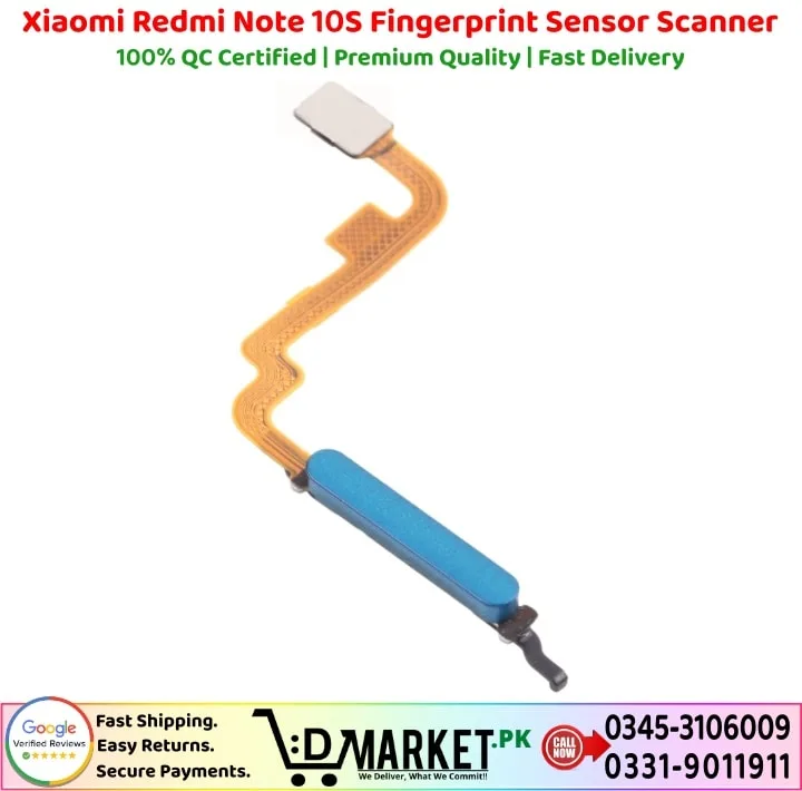 Xiaomi Redmi Note 10S Fingerprint Sensor Scanner Price In Pakistan
