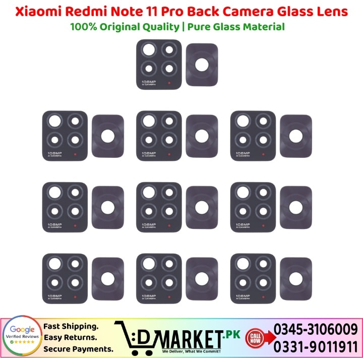 Xiaomi Redmi Note 11 Pro Back Camera Glass Lens Price In Pakistan