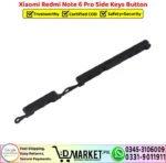 Xiaomi Redmi Note 6 Pro Side Keys Button - Power Volume Button Replacement - DMarket.Pk