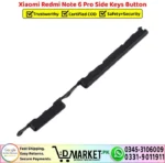 Xiaomi Redmi Note 6 Pro Side Keys Button - Power Volume Button Replacement - DMarket.Pk