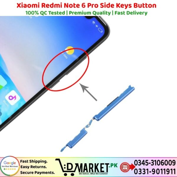 Xiaomi Redmi Note 6 Pro Side Keys Button Price In Pakistan