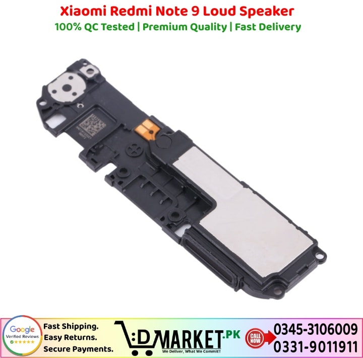 Xiaomi Redmi Note 9 Loud Speaker Price In Pakistan