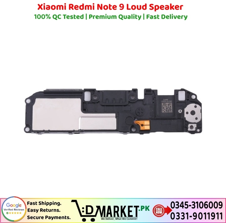 Xiaomi Redmi Note 9 Loud Speaker Price In Pakistan