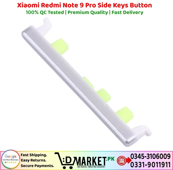 Xiaomi Redmi Note 9 Pro Side Keys Button Price In Pakistan