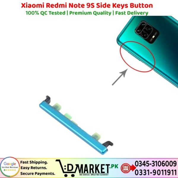 Xiaomi Redmi Note 9S Side Keys Button Price In Pakistan