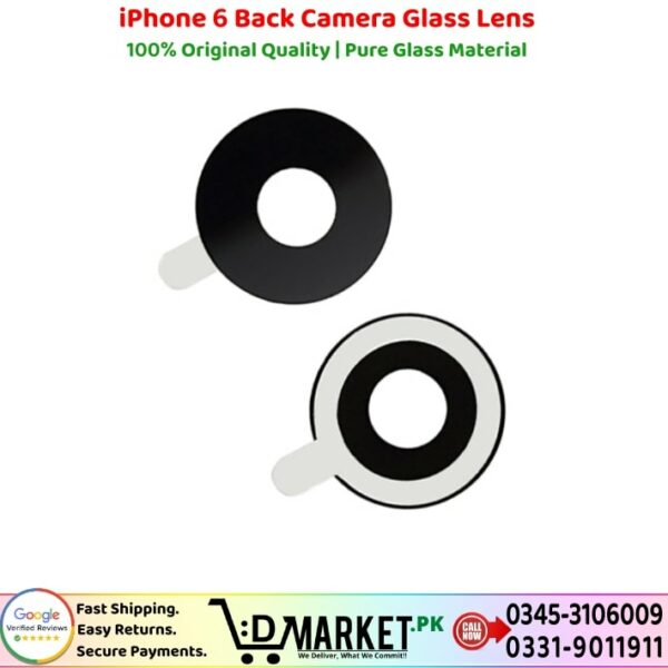 iPhone 6 Back Camera Glass Lens Price In Pakistan