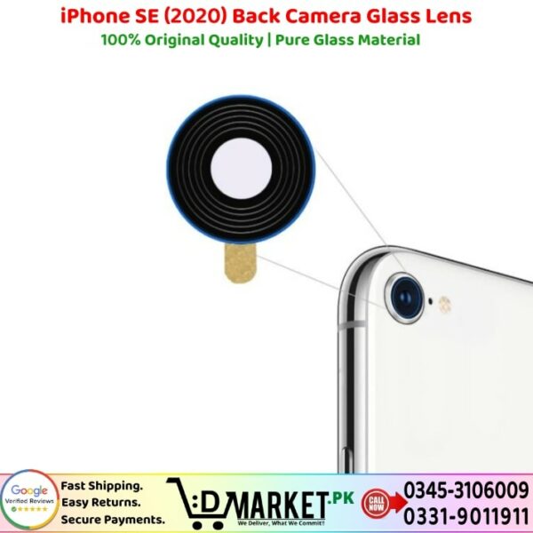 iPhone SE 2020 Back Camera Glass Lens Price In Pakistan