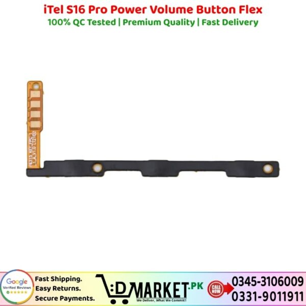 iTel S16 Pro Power Volume Button Flex Price In Pakistan
