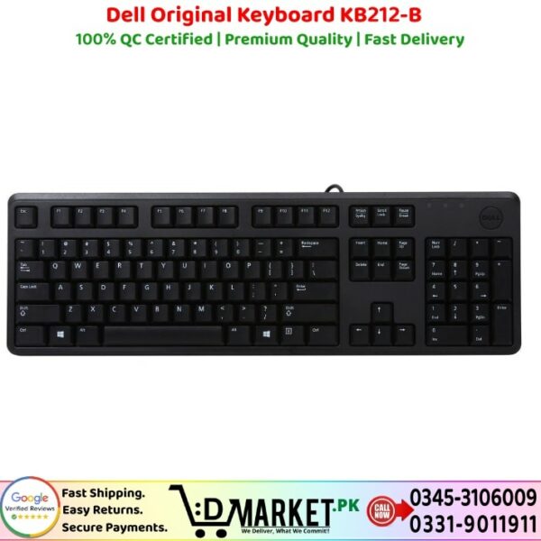 Dell Original Keyboard KB212-B Price In Pakistan