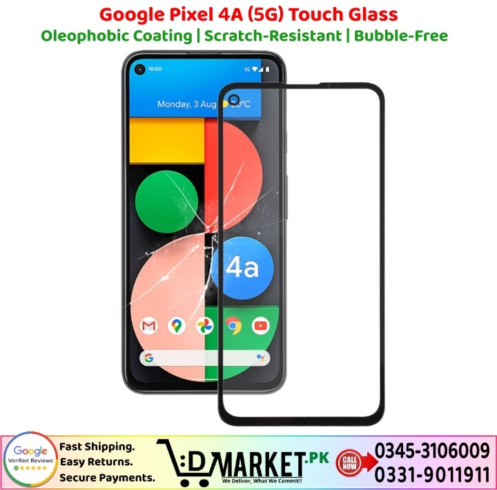 Google Pixel 4A (5G) Touch Glass Price In Pakistan